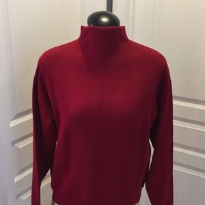 DKNY Funnel Neck Pullover Merlot/New
